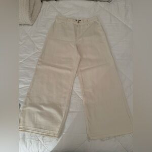 Sincerely Jules Cream Flare Jeans